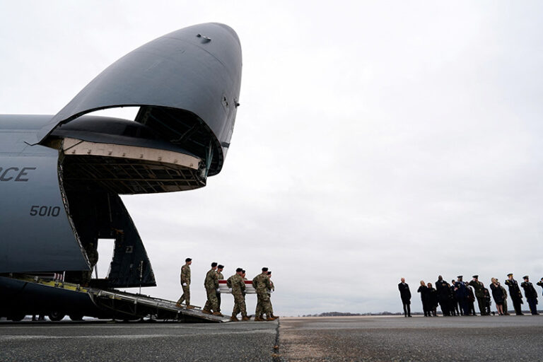 U.S. President Biden to witness return of remains of U.S. soldiers killed in Jordan, at Dover Air Force Base