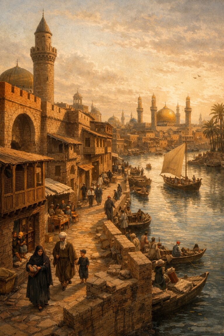 بغداد العثمانية (1700م – 1850): مدينة على ضفاف نهر دجلة‎